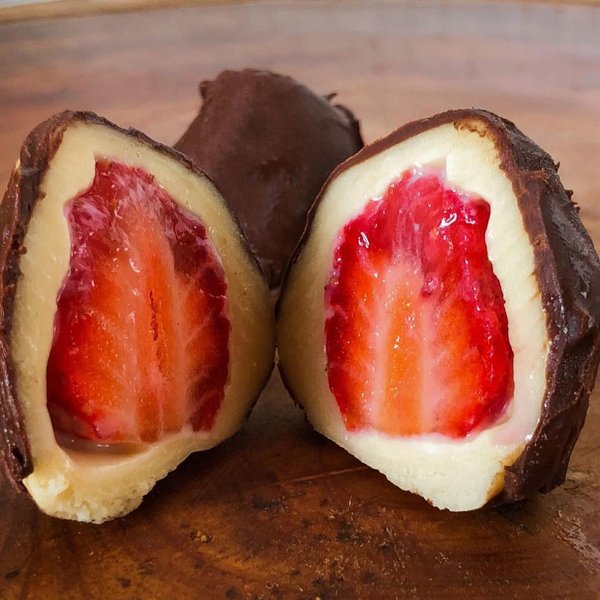 Bombom de morango